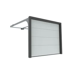 Porte Sectionnelle Manuelle StandardLine Linteau 100mm Lisse Blanc Ral 9016 L4500xH2375 4M