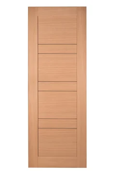 Porte seule 1 Panneau CASSIOPEIA bois chêne européen 2040 x 730