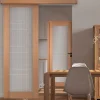 Porte seule 1 Vitrage CASSIOPEIA bois chêne européen 2040 x 730