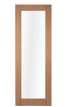 Porte seule 1 Vitrage CASSIOPEIA bois chêne européen 2040 x 730
