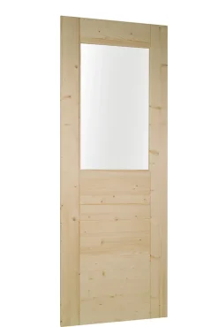 Porte seule bois épicéa HORIZON 1 vitrage 930