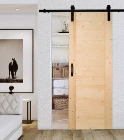 Porte seule HORIZON bois épicéa 2040 x 830