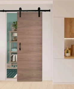 Porte seule isoplane INDUS bois noyer 2040 x 930