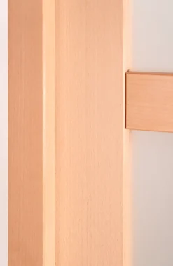 Porte seule NOVA2 4 Vitrages bois hêtre 2040 x 630