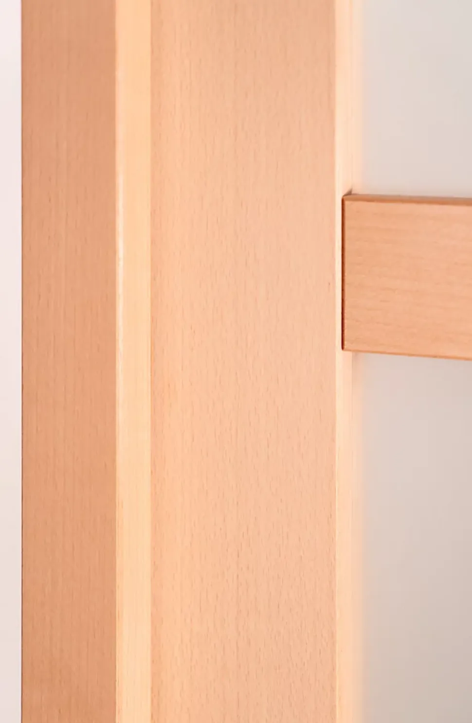 Porte seule NOVA2 4 Vitrages bois hêtre 2040 x 630