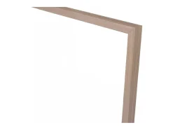Poteau d'angle pour verrière atelier en aluminium thermolaqué 130 cm naturel clair - BAYVIEW