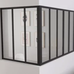 Poteau d'angle pour verrière d'intérieur Optimum