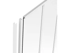 Poteau de terminaison pour verrière en aluminium thermolaqué - H105 cm - Blanc - BAYVIEW