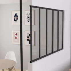 Poteau de terminaison pour verrière d'intérieur Optimum