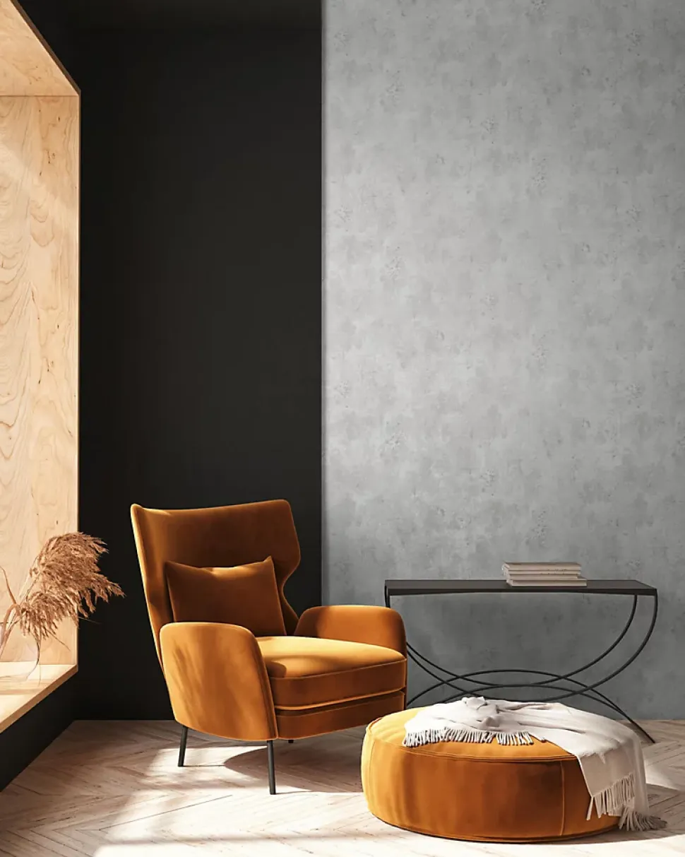 Profhome 388232-GU Papier peint aspect crépi texturé mat 5,33 m2