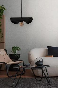 Profhome 399341-GU Papier peint à motifs graphiques légèrement texturé satiné 5,33 m2