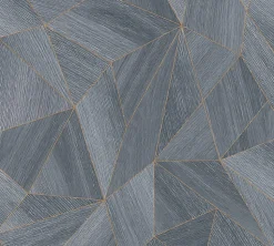 Profhome 361333-GU Papier peint à motifs graphiques lisse mat 5,33 m2