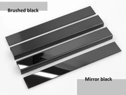 Profilé décoratif Li Angle intérieur Ilcom en acier inoxydable 30 mm x 30 mm x 2700 mm - noir satiné