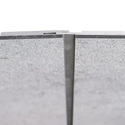 Profilé de jonction invisible H.255 x 3,3 cm, aluminium, argent, Schulte Deco Design vendu par 2