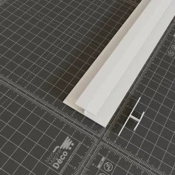 Profil de Jonction PVC Alimentaire 8 mm - Longueur 2.60 m - Blanc