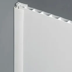 Profilé finition d'extrémité Grosfillex clipsable blanc