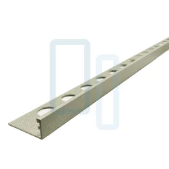 Profilé MAT GREIGE-GRIS INT/EXT décoratif pour Carrelage Mural. Aluminium Laqué L.2,60m x 12mm. Luxury Greige
