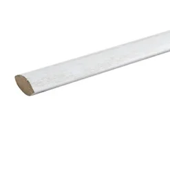 Quart de rond MDF frêne chêne blanc L.260 x l.1,2 cm