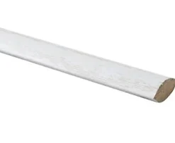 Quart de rond MDF frêne chêne blanc L.260 x l.1,2 cm