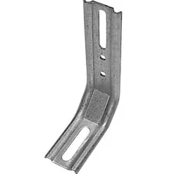 Équerre 3 pans galva 130 x 30 x 72 mm vendue par 6 pièces