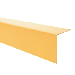 QUEST Cornière PVC 50x50 mm de protection et de décoration, baguette d'angle de finition, profilé L, KT, rigide, l'or, 150 cm