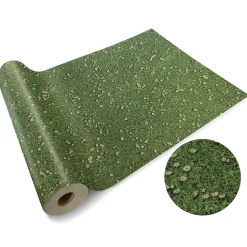 Revêtement de sol PVC 3D Moonlight Vinyle Marguerites 100 x 100 cm - Floordirekt