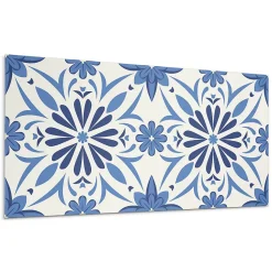 Revêtement Mural PVC Wallfluent 100x50 cm Motifs Végétaux En Carreaux 1 pièce