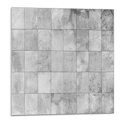 Revêtement Mural PVC Wallfluent 50x50 cm Texture De Mosaïque 4 pièces