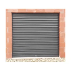 Rideau Métallique Gris RAL7016 Motorisé 380V Lames Pleines 9/10ème L11500 H1500