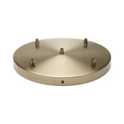 Rosace plafond ronde métal bronze 5 sorties pour câble 7 mm - Girard Sudron