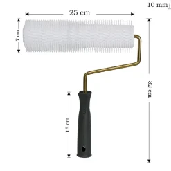 Rouleau débulleur à pointes - 25 cm - 1 cm - Dekor