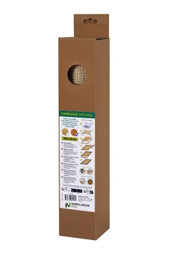 Rouleau de cannage en rotin tissé main 4 brins 200 X 30 cm