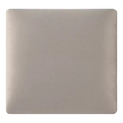 Set de 4 coussins muraux Carpino en velours 30 x 30 cm gris clair neu.haus