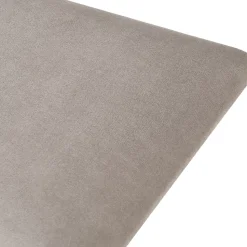 Set de 4 coussins muraux Carpino en velours 30 x 30 cm gris clair neu.haus