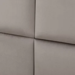 Set de 4 coussins muraux Carpino en velours 30 x 30 cm gris clair neu.haus