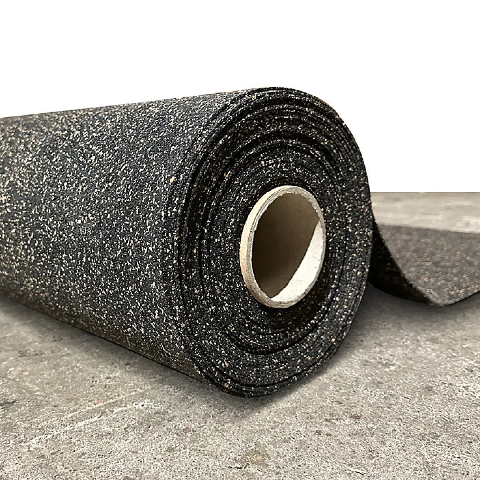 Sous Couche Sol - Sous couche en Liège et Caoutchouc Epaisseur 2mm Rouleau de 15m2 Orsilence