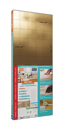Sous-couche pour stratifié SELITAC Pro+ 10 mm isolante thermique et acoustique – 6 m²