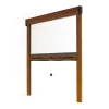 Store Moustiquaire Recoupable LUXE - L150 x H160cm - Chêne Dôré