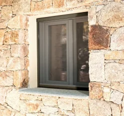 Store Moustiquaire Recoupable LUXE - L125 x H160cm - Bronze