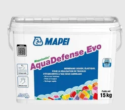 Système d'étanchéité sous carrelage MAPELASTIC AQUADEFENSE EVO - Seau de 7kg