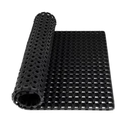 Tapis en caoutchouc avec anneaux Octo Door 16 mm 60 x 80 cm