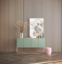 Tasseau décoratif imitation chêne Saragosse l.3 x L.280 cm vendu par 4 pièces