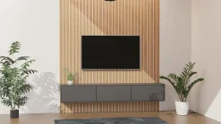 Tasseau décoratif imitation chêne Saragosse l.3 x L.280 cm vendu par 4 pièces