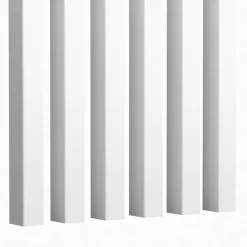 Tasseau décoratif placage blanc 3 x 280 cm vendu par 4 pièces
