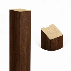 Tasseau décoratif placage papier imitation chêne athénien 3 x 280 cm vendu par 4 pièces