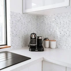 Terrazzo blanc Carrara - 60 x 60 cm