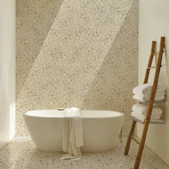 Terrazzo Stracciatella beige - 60 x 60 cm