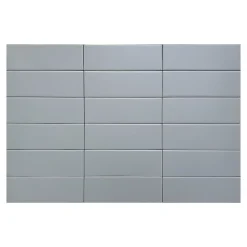 Velvet Grey Lisse Série Revêtement grès cérame premium 5x15 cm.
