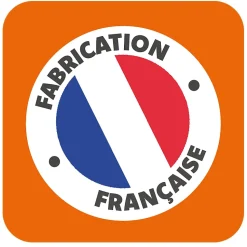 Verrière 2 grands carreaux - L x H : 69 x 125 cm - Laqué noir 9005 granité - vitrages inclus