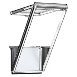 Verrière balcon Velux GDL Triple vitrage blanc PK19 94 x h.252 cm